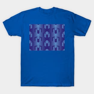 Dark Blue cubes T-Shirt